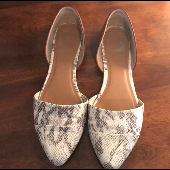 snakeskin flats womens shoes